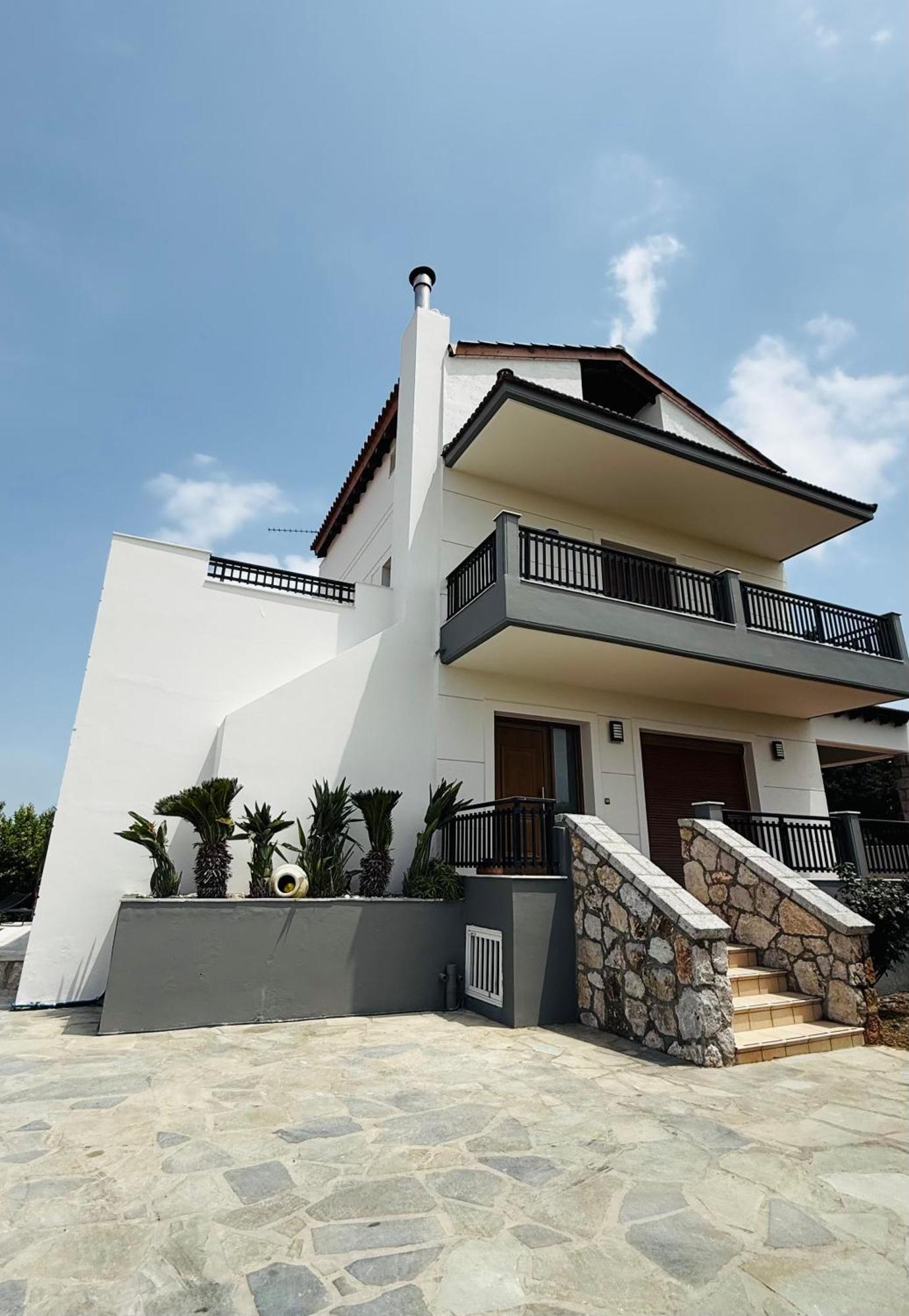 Seaview Villa - Amazing Sea & Mountain View Koskinou  外观 照片